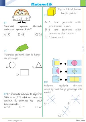 2. Sınıf Kendimi Değerlendiriyorum-3