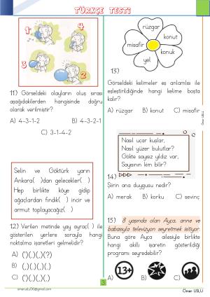 2. Sınıf Kendimi Değerlendiriyorum-4