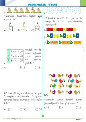 2. Sınıf Kendimi Değerlendiriyorum-4