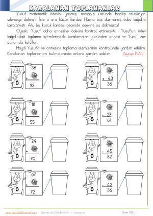 2. Sınıf 10. Hafta Etkinlik ve Çalışmaları