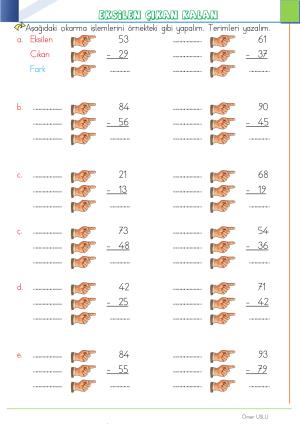 2. Sınıf  12. Hafta Etkinlik ve Çalışmaları