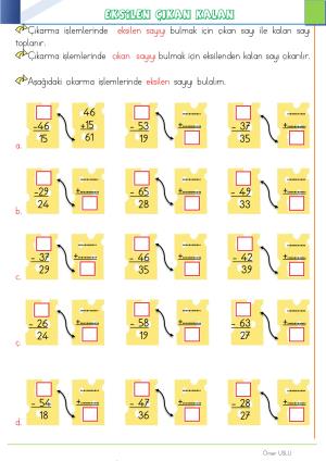 2. Sınıf  12. Hafta Etkinlik ve Çalışmaları