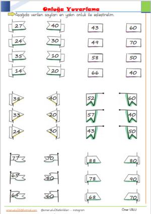 2. Sınıf  4 . ve 5. Hafta Etkinlik ve Çalışmaları