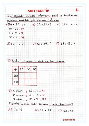  2. Sınıf 11. Hafta Etkinlikleri