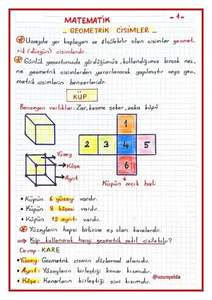  2. Sınıf 18. Hafta Etkinlikleri