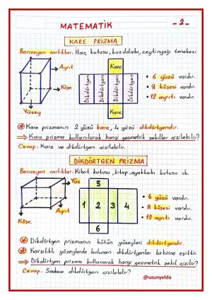  2. Sınıf 18. Hafta Etkinlikleri