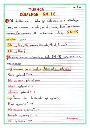  2. Sınıf 19. Hafta Etkinlikleri