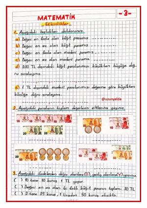  2. Sınıf 30. Hafta Etkinlikleri