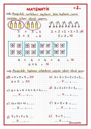 2. Sınıf 21. Hafta Etkinlikleri