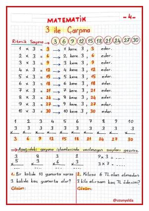 2. Sınıf 21. Hafta Etkinlikleri