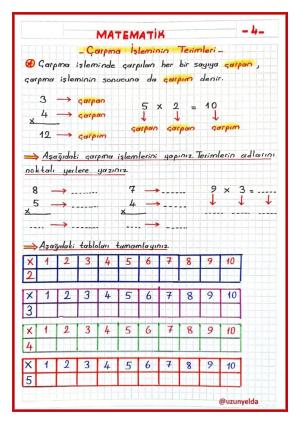 2. Sınıf 22. Hafta Etkinlikleri