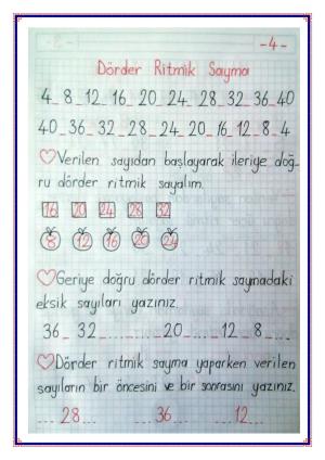 2. Sınıf 3. Hafta Etkinlikleri