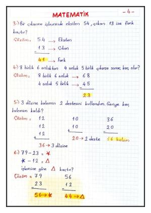 2. Sınıf 7. Hafta Etkinlikleri