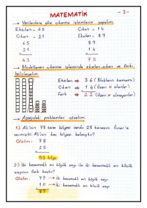 2. Sınıf 7. Hafta Etkinlikleri