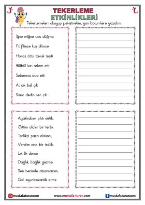 Nursery Rhyme Activities