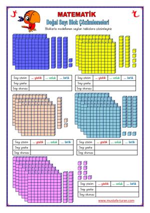 Doğal Sayı Blok Çözümleme Etkinliği-5