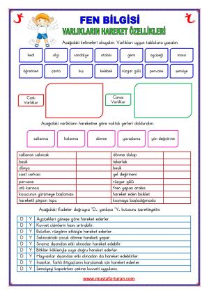 Hareket ve Varlıkların Hareket Özellikleri