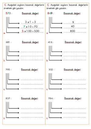 Basamak Değeri Etkinlikleri-1