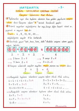 3. Sınıf 11. Hafta Etkinlikleri