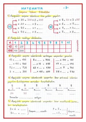 3. Sınıf 14. Hafta Etkinlikleri