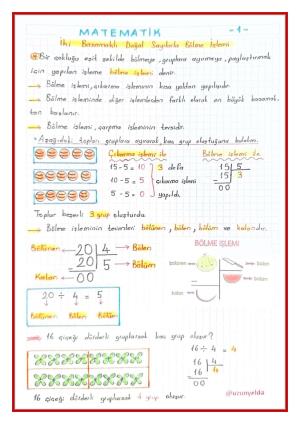 3. Sınıf 16. Hafta Etkinlikleri