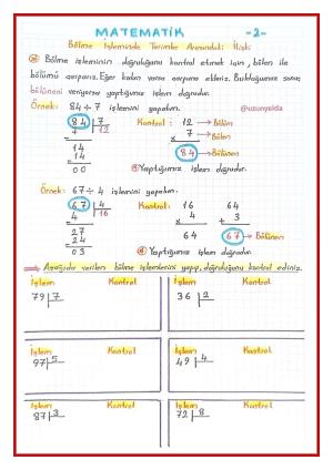 3. Sınıf 17. Hafta Etkinlikleri