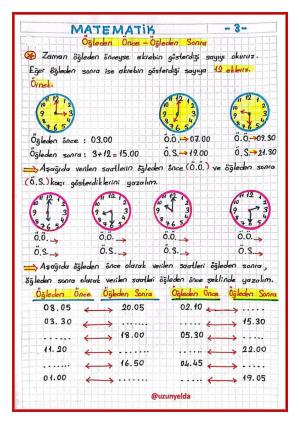 3. Sınıf 22. Hafta Etkinlikleri