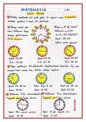 3. Sınıf 22. Hafta Etkinlikleri