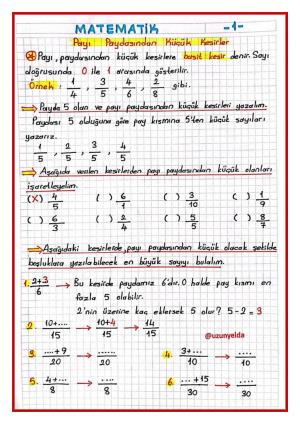 3. Sınıf 22. Hafta Etkinlikleri