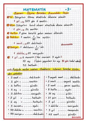 3. Sınıf 23. Hafta Etkinlikleri