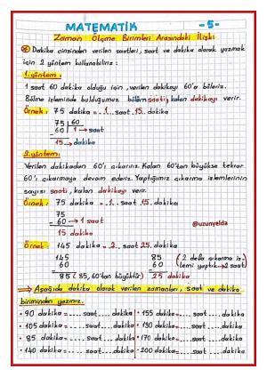 3. Sınıf 23. Hafta Etkinlikleri