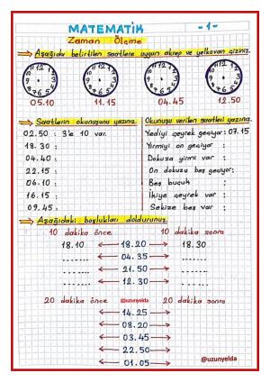 3. Sınıf 23. Hafta Etkinlikleri