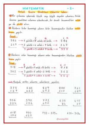 3. Sınıf 6. Hafta Etkinlikleri