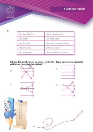 4 Sınıf Din Kültürü ve Ahlak Bilgisi 1. Fasikül