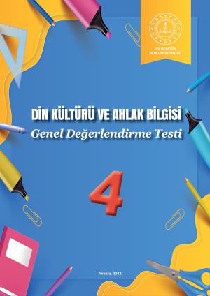 4 Sınıf Din Kültürü ve Ahlak Bilgisi Genel Değerlendirme Testi  PDF