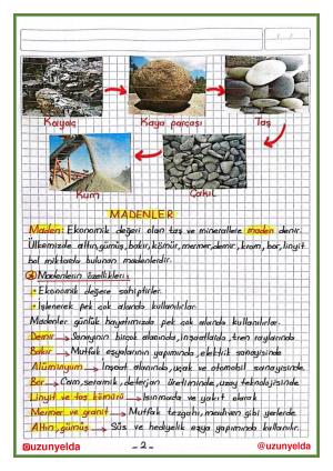 4. Sınıf 1. Hafta Etkinlikleri