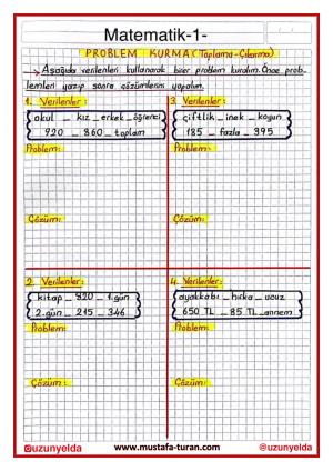 4th Grade 10th Week Activities