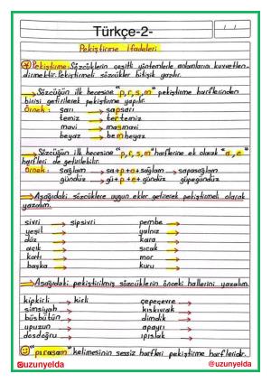 4. Sınıf 10. Hafta Etkinlikleri