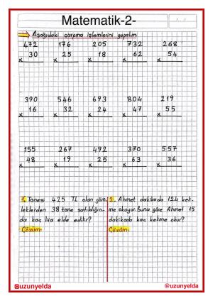 4. Sınıf 11. Hafta Etkinlikleri