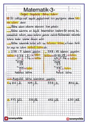 4. Sınıf 13. Hafta Etkinlikleri