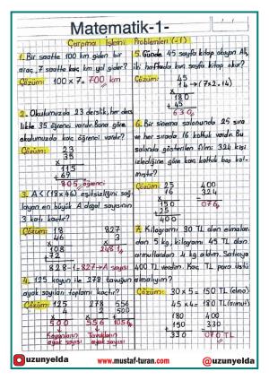 4. Sınıf 13. Hafta Etkinlikleri