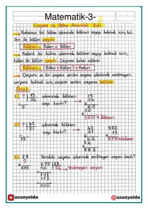 4. Sınıf 15. Hafta Etkinlikleri