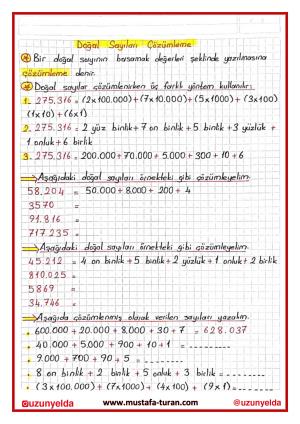 4. Sınıf 3. Hafta Etkinlikleri