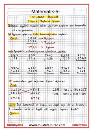 4th Grade 4th Week Activities