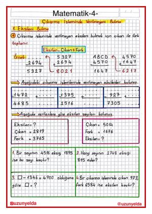 4th Grade 5th Week Activities