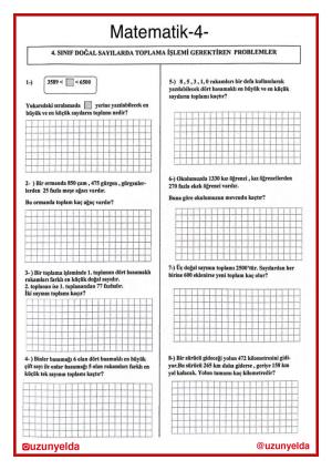 Actividades de la séptima semana de 4to grado