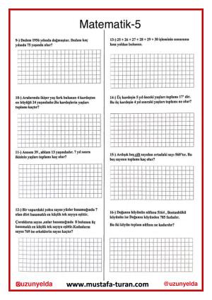 Actividades de la séptima semana de 4to grado