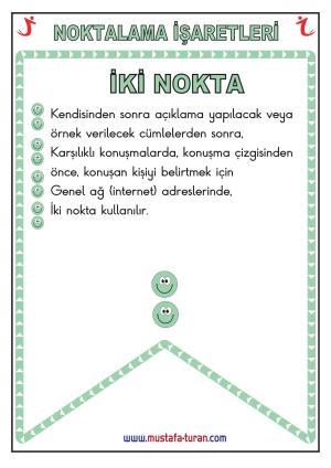 Noktalama İşaretleri Pano Etkinlileri