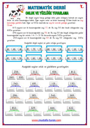 Onluğa ve Yüzlüğe Yuvarlama Etkinliği-10