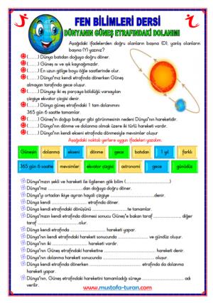 Dünya’nın Güneş Etrafındaki Dolanımı Etkinliği
